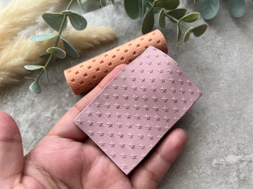 Mini Star Print Texture Roller |  Polymer Clay Roller | Clay Roller